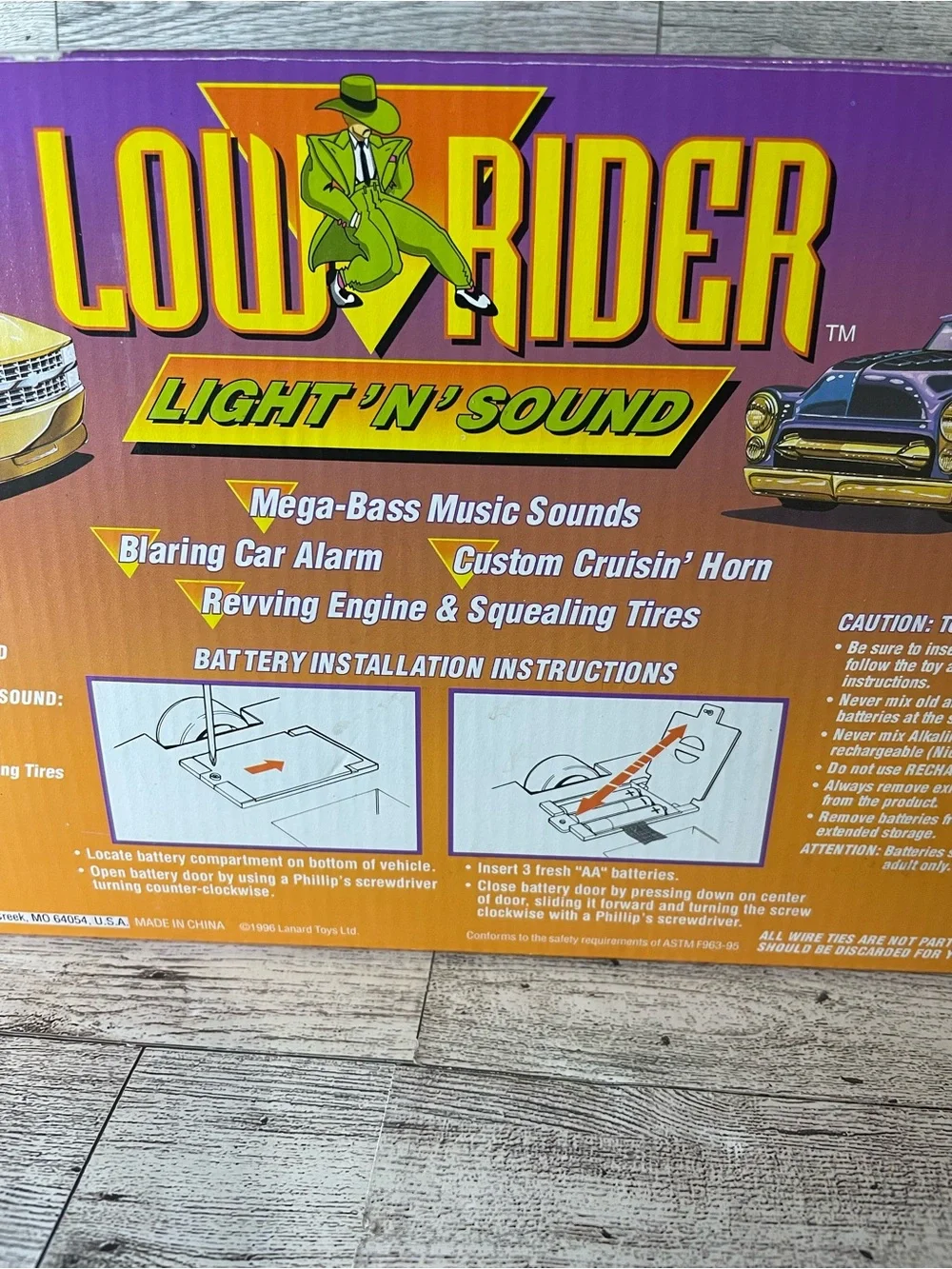 Lanard Toys Vintage Lowrider from 1996 NEW IN BOX